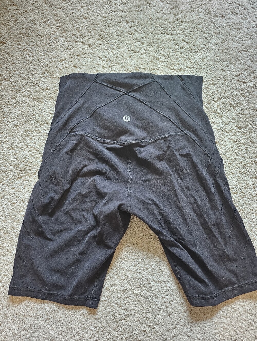 lululemon athletica Black High-Waist Athletic Shorts